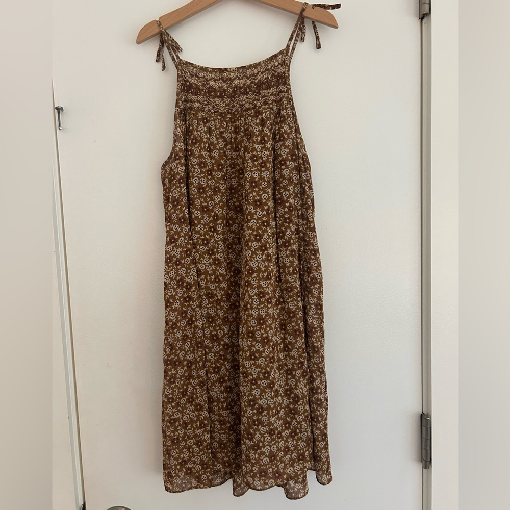 Doen LITTLE THOREAU DRESS -- GOLDEN MESA FLORA